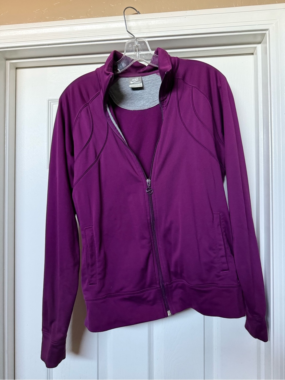 Nike Women's Plum Full-Zip Bomber Jacket
